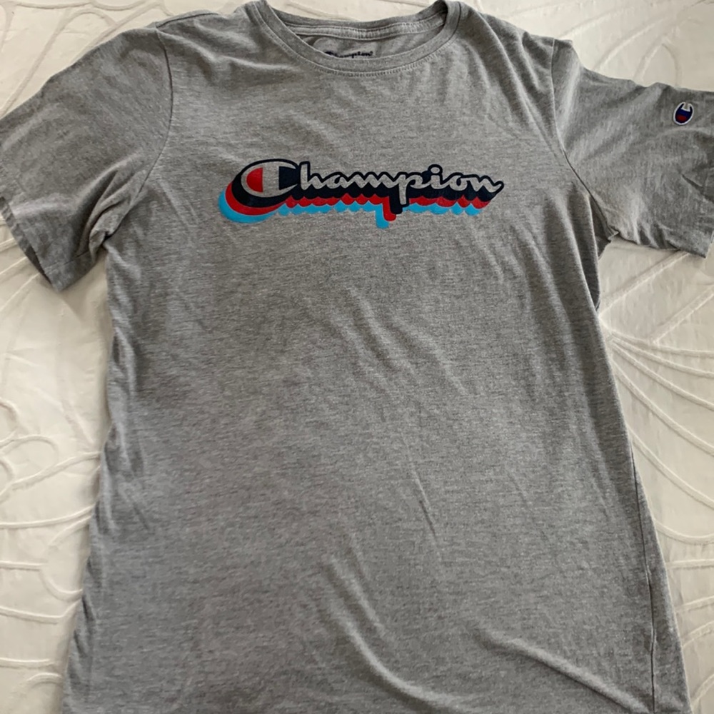 Champion Gray Short Sleeve Tee